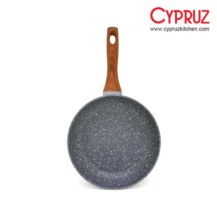 Gambar Panci Set Marble Cypruz Marble Cookware - FRYPAN 20CM dari dapur cantik bee undefined Tokopedia