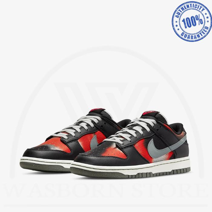 NIKE DUNK LOW RETRO PRM GRAFFITI BLACK RED 41