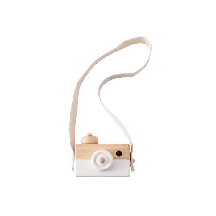Gambar Wooden Pretend Play Camera/Mainan Kamera/Mainan Edukasi Anak - Putih dari Abby Baby undefined Tokopedia