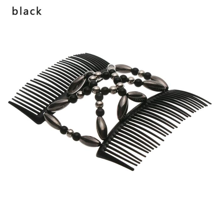 Gambar Sirkam Double / Magic Hair Comb / Ikat Rambut Multifungsi - #5 Black dari Cahya21 undefined Tokopedia