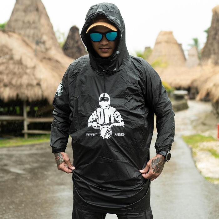 Gambar Jas Hujan raincoat gunung mantel tromax waterproof riding setara eiger - Hitam, M dari Jaket Bandung Premium undefined Tokopedia