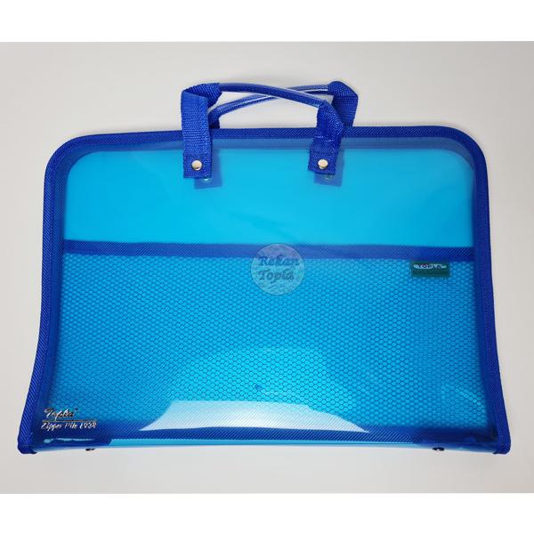 Gambar Tas Map Resleting Folio Map Tenteng Berwarna Map Reseleting Warna - Biru dari Rekan Topla undefined Tokopedia