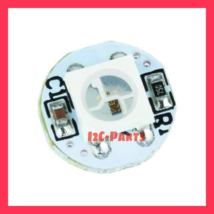 Gambar WS2812B 5050 RGB LED PCB Board 1-LED Module Pixel Light 5v - Putih dari I2C Parts undefined Tokopedia