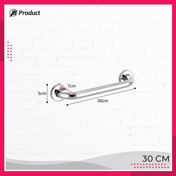 Gambar Pegangan Kamar Mandi Orang Tua Handle Dinding Pipa Gagang Tangan - 30 cm dari JK Product Store undefined Tokopedia