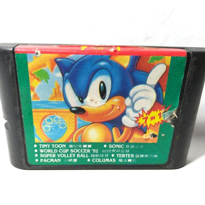 Gambar Kaset Sega Sonic World Cup 1992 Volley Pacman Column Tetris Games Toy dari Toko Misteri undefined Tokopedia