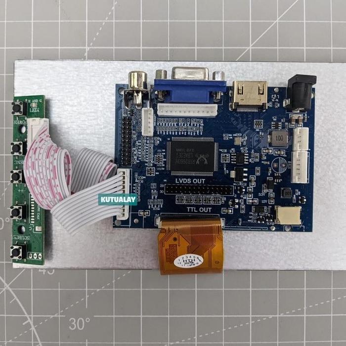 Gambar New Monitor Portable Lcd 7 Inch Hdmi Usb 5V Display Pc Komputer Ps - Board Tipe A, 1024x800 dari PandoraStore88 undefined Tokopedia