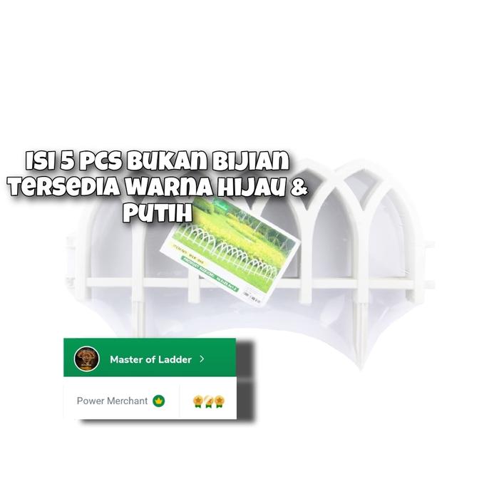 Gambar Kris Garden Pagar Taman Plastik Mini Garden Wlk-046 5 Pcs - Putih - Putih dari Master of Ladder undefined Tokopedia