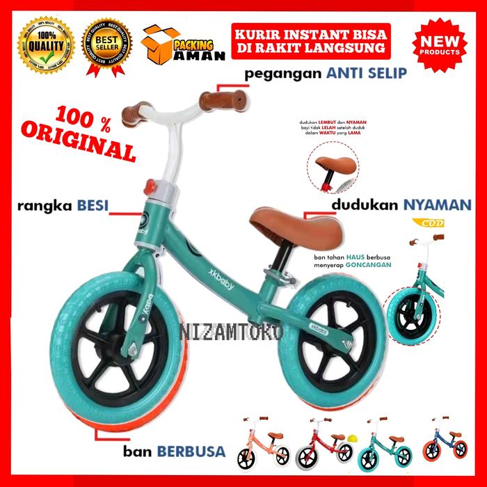 Gambar SEPEDA ANAK RODA DUA / SEPEDA TANPA PEDAL / BALANCE BIKE / PUSHBIKE / SEPEDA KESEIMBANGAN ANAK / MAINAN VIRAL Set Hadiah Kado - TOSCA TERBARU dari NIZAMTOKO undefined Tokopedia