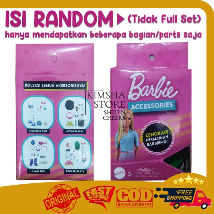 Gambar Barbie Doll Assortment Ori Mattel. Boneka Mainan Anak - Barbie Aksesori dari Kimsha Storee undefined Tokopedia