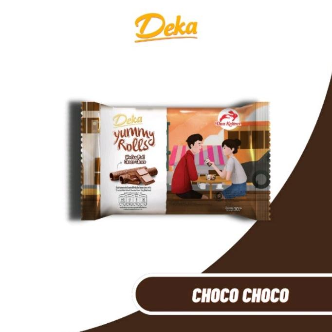 Gambar Deka Love Yummy Rolls 30gr - Wafer Deka Choco / Vanilla - Choco Choco dari sertamart undefined Tokopedia
