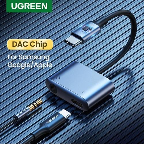 Gambar MCDODO CA-7540 ADAPTER TYPE C TO JACK 3.5MM PD CHARGING AUDIO CALL - UGREEN 60164 dari GADVENTIA undefined Tokopedia