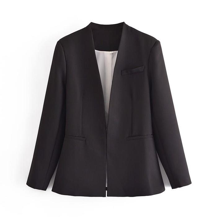 Gambar EVERYDAY BLAZER ATASAN WANITA OOTD 2022 - Hitam, XXL dari idnstoree21 undefined Tokopedia