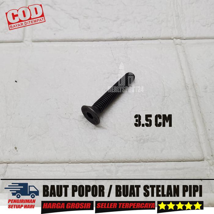 Gambar BAUT POPOR BAUT STELAN PIPI BAUT SETELAN PIPI BAUT PCP TERMURAH - 3,5CM dari HERLYSPORT24 undefined Tokopedia