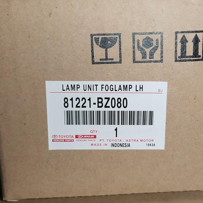 Gambar Foglamp Lampu Kabut Toyota Raize 81221-BZ080 original - Kiri dari DVD Motor Parts undefined Tokopedia