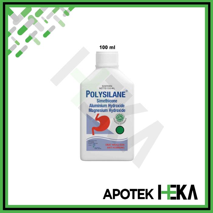 Gambar Polysilane Suspensi 100 ml - Sirup Obat Maag dan Kembung - 100 ml dari Apotek Heka Semarang undefined Tokopedia