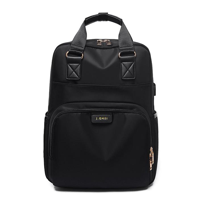 Gambar SmallAnt wanita ransel USB ransel 15.6 inch mode laptop tahan air tas - Hitam dari SmallLee undefined Tokopedia