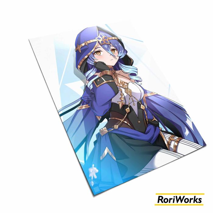 Gambar Poster Anime - Layla [Genshin Impact] - A6 dari RoriWorks undefined Tokopedia