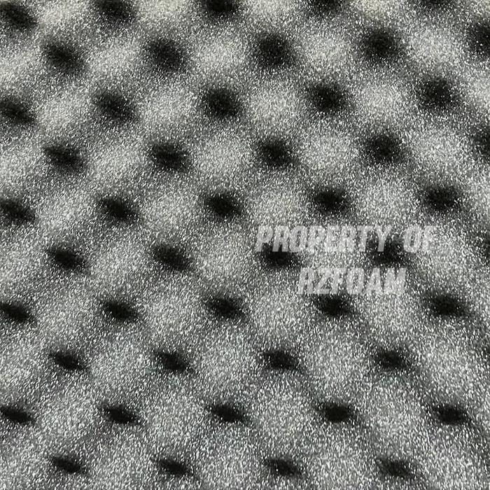 Gambar Busa Peredam Suara FR (Anti Api) Ukuran 200cm x 100cm x 3,5cm - Hitam Darkgrey dari RZfoam undefined Tokopedia