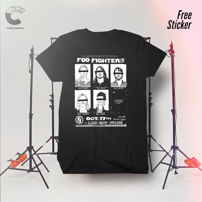 Gambar KAOS BAND FOO FIGHTERS / KAOS FF POSTER / BAJU MUSIK METAL ROCK / MID - Hitam, S dari chapter-tee undefined Tokopedia