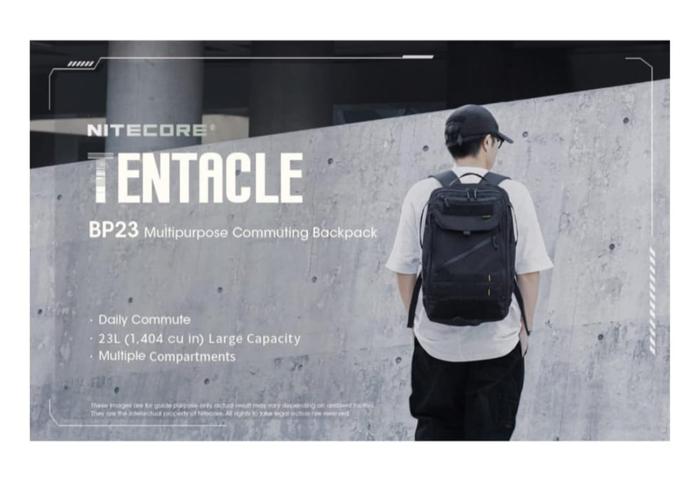 Gambar Backpack Commuting Multipurpose Tentacle NITECORE BP23 dari Nitecore Distributor Indonesia undefined Tokopedia