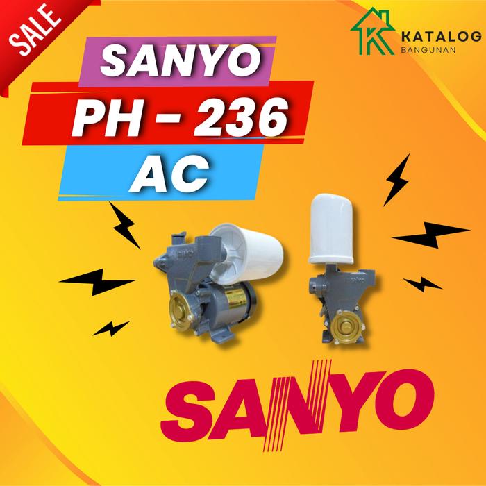 Jual Pompa Air Sanyo PH 236 AC - Mesin Pompa Air Sanyo 200 Watt ...