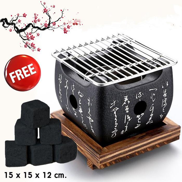 Gambar Japanese BBQ Grill | Hibachi Yakitori Grill| Panggangan Jepang Hibachi - Size M dari Almira Sentosa Bandung undefined Tokopedia