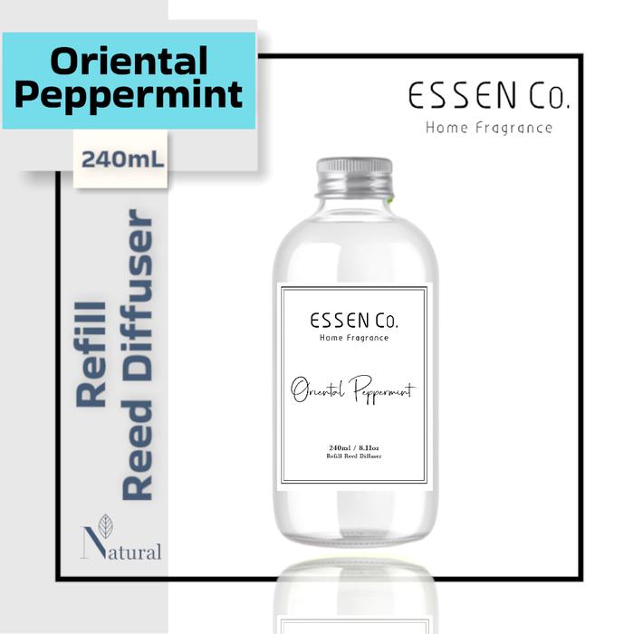 Gambar Reed Diffuser Peppermint Aromatherapy Pewangi Ruangan Aromaterapi - 240mL dari Essen Co. undefined Tokopedia
