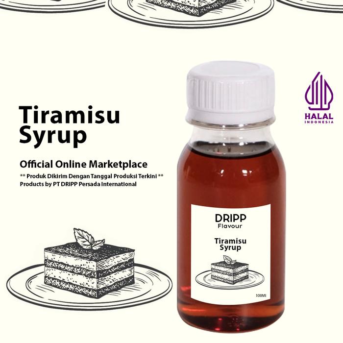 Gambar Syrup DRiPP Flavour Other 100 Ml - Sample - Tiramisu, 100 Ml dari Noda Group undefined Tokopedia