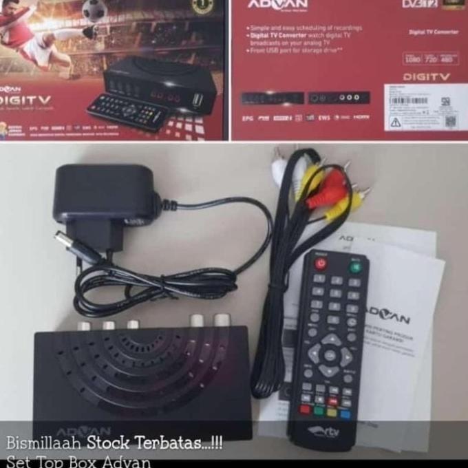 Gambar STB ADVAN DIGITV ST03 / ST-03 DV3T2 Full HD 1080p Digital Receiver - STB DIGITV dari PojokITcom Pusat IT Comp undefined Tokopedia