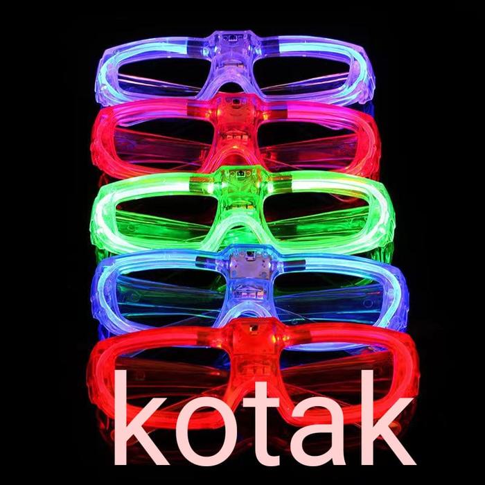 Gambar PERABOTRUMAHKU KACAMATA PARTY kacamata led kacamata glow kacamata kons - KOTAK, Putih dari PerabotRumahku78 undefined Tokopedia
