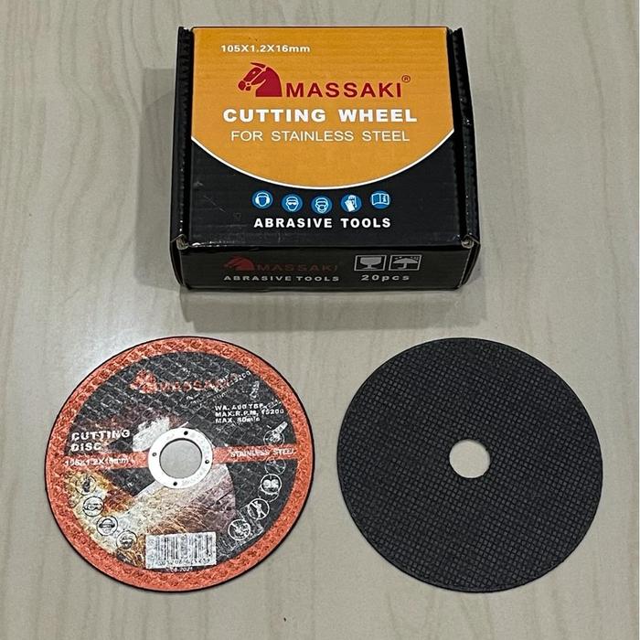 Jual mata grinda potong besi massaki 4 inch cutting whell bagus tajam ...