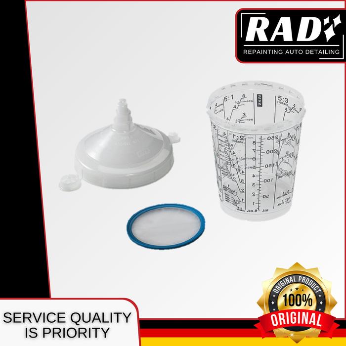 Gambar SATA RPS 0,3 0,6 0,9 lt 125 Um Flat Sieve - 0,6 Lt dari Repainting Auto Detailing undefined Tokopedia