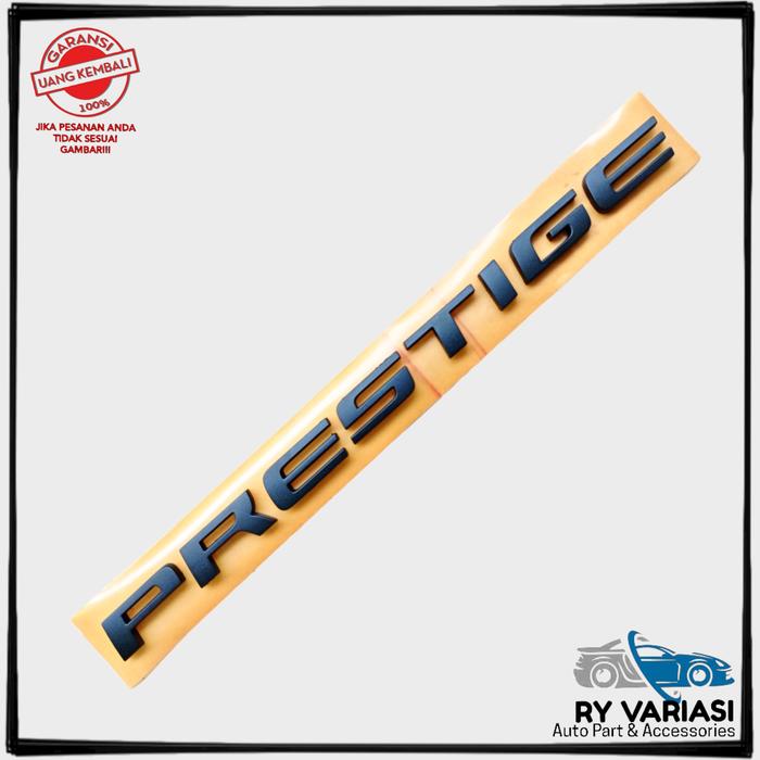 Gambar Emblem PRESTIGE Original Honda HRV BRV CRV Logo Merk Tulisan Prestige - Hitam Dop dari RY VARIASI undefined Tokopedia