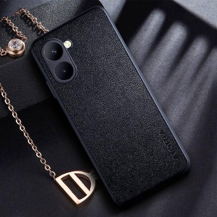Gambar REALME 10 CASE LEATHER CASE AIORIA LEATHER - BLACK dari Bimasaktionline undefined Tokopedia