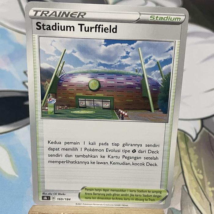 Pokemon Carta Singola - Turffield Stadium - Rara 234/203 - Da Evolving Skies - Inglese
