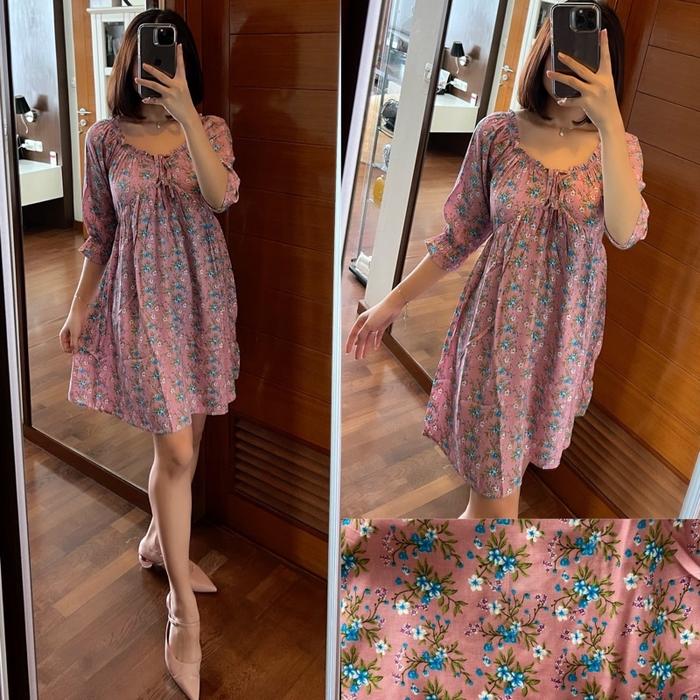 Gambar Dress calinea baju sabrina tali depan busui bumil friendly dress rayon - sakira, All Size dari CALINEA OFFICIAL undefined Tokopedia
