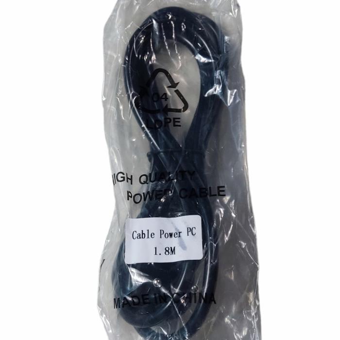 Gambar Kabel Power PC / Kabel Power CPU 1,8m/3m/5m/10m - 1,8meter dari starshop38_NEW undefined Tokopedia