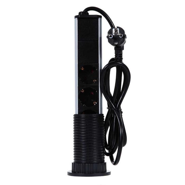 Gambar Stop Kontak Cabang Colokan Listrik Tanam Meja 3 Soket EU 2 Port USB - 3 Port dari Sabinakitchenwell undefined Tokopedia