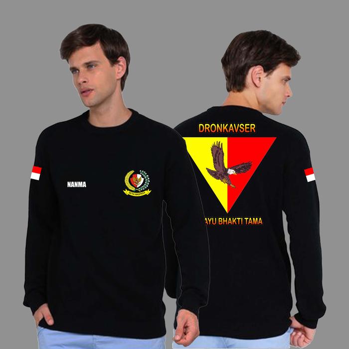 Gambar Kaos Tangan Panjang DRONKAVSER - Hitam, M dari G.L.A CLOTHING undefined Tokopedia