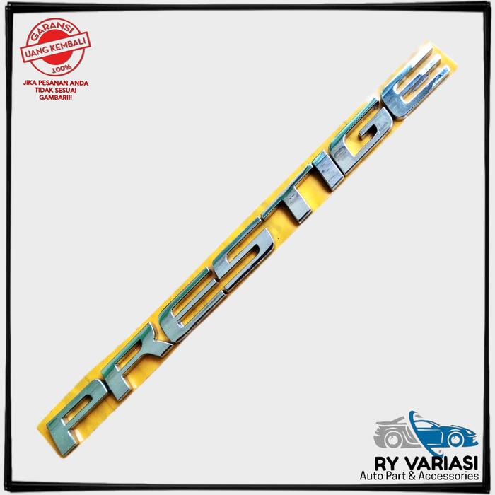 Gambar Emblem PRESTIGE Original Honda HRV BRV CRV Logo Merk Tulisan Prestige - Full Chrom/Krom dari RY VARIASI undefined Tokopedia