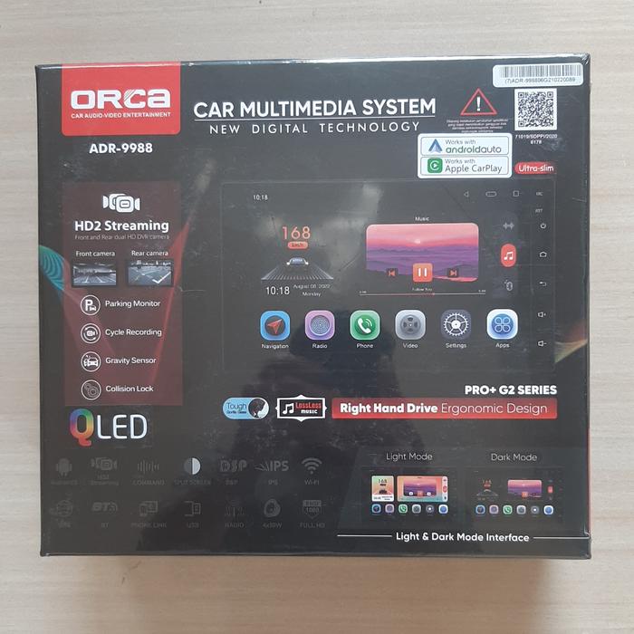 Gambar HEAD UNIT ANDROID ORCA ADR-9988 PRO+ PLUS G2 DSP DVR - 7" (UNIT ONLY) dari Salsabila Car Audio undefined Tokopedia