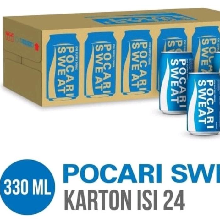 Gambar Pocari sweat 330ml isi 24 kaleng Ready dari cemilan chiechie undefined Tokopedia