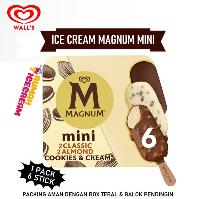 Gambar Ice Cream / Es Krim Magnum Mini Multipack Walls - White dari Rumah Ice Cream Jakarta undefined Tokopedia