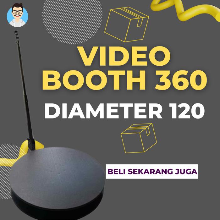 Gambar VIDEO BOOTH 360 | VIDEO BOOTH | PHOTO BOOTH VIDEO BOOTH 360 DERAJAT - 120 CM, VB+SOFTWARE dari VIDEOBOOTH360.ID undefined Tokopedia