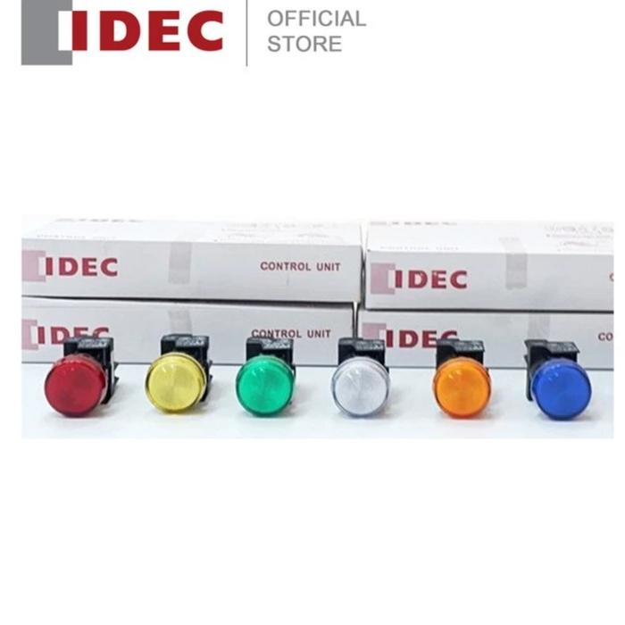 Gambar YW1P-1EQ PILOT LAMP IDEC RATA PILOT LAMP IDEC FLAT 24V 110V 220V AC/DC - Orange dari sjt general suplayer undefined Tokopedia