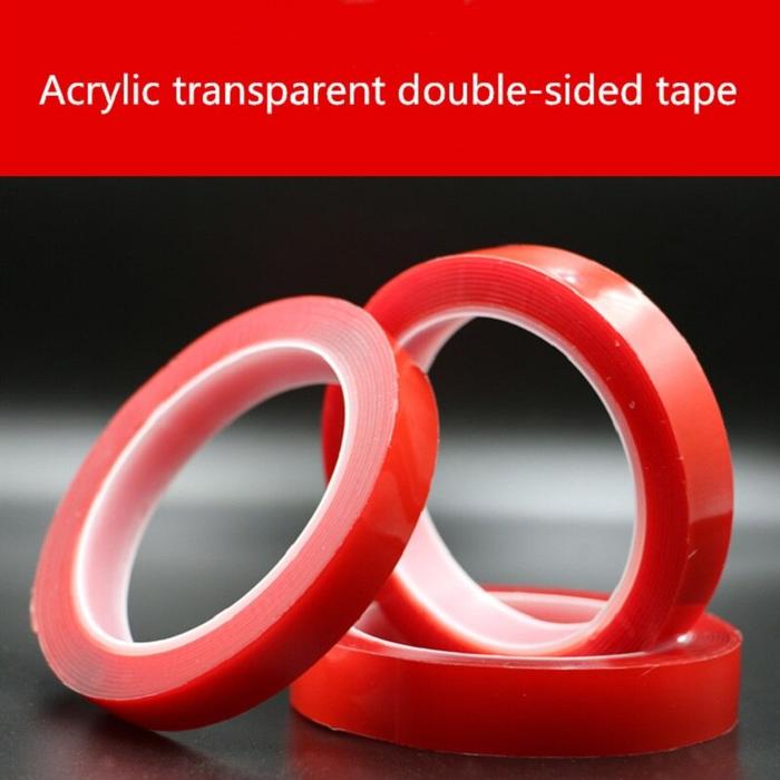 Gambar Perekat Double Tape Kuat Akrilik Adhesive Transparan No Trace Sticker - 5mm x 3m dari PAPDI Store undefined Tokopedia