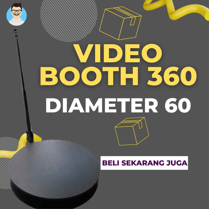 Gambar VIDEO BOOTH 360 | VIDEO BOOTH | PHOTO BOOTH VIDEO BOOTH 360 DERAJAT - 60 CM, VB+SOFTWARE dari VIDEOBOOTH360.ID undefined Tokopedia