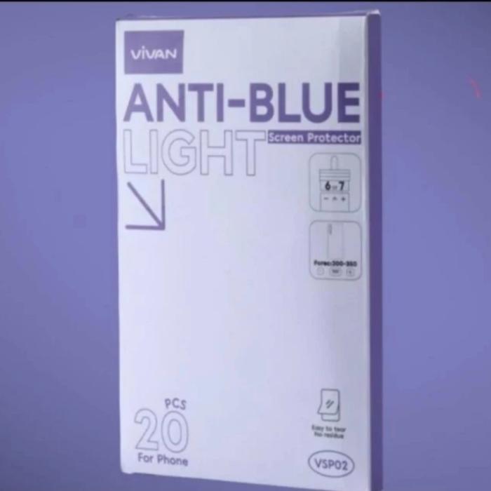 Gambar Sharp Aquos V6 Plus Hidrogel Vivan Antigores film pelindung layar hp - Anti blue dari Mitra Shop BSD undefined Tokopedia