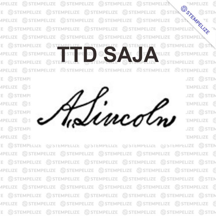 Gambar Stempel Tanda Tangan / Paraf - Stempel Otomatis Langsung Tinta - TTD dari Stempelize undefined Tokopedia