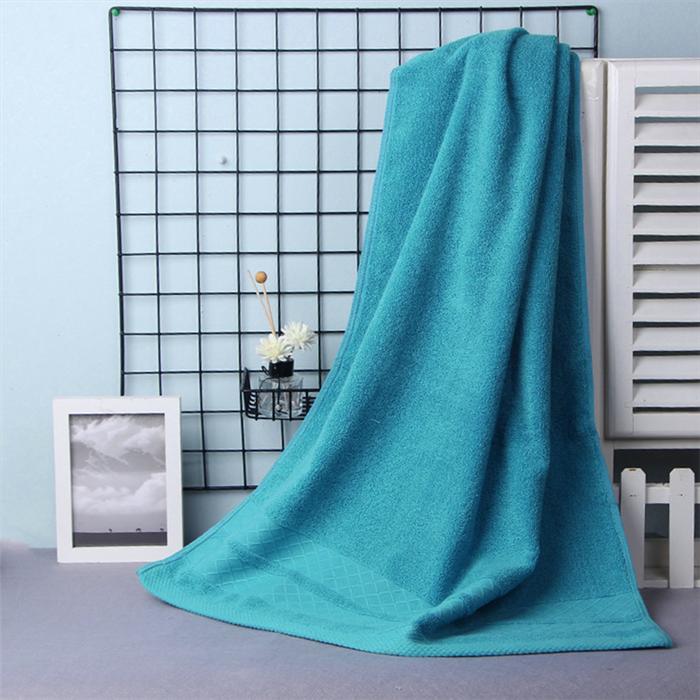 Gambar Handuk Mandi Dewasa Premium 100% Cotton Katun Murni Lembut 70x140 cm - Blue dari ARR Store Indonesia undefined Tokopedia